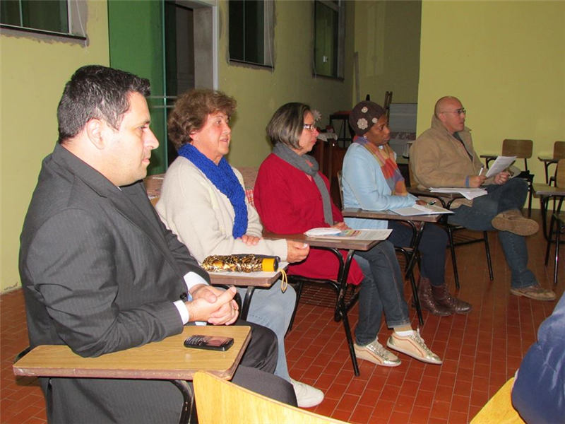 Celso participa de plenária da saúde na Igreja Nossa Senhora Aparecida.