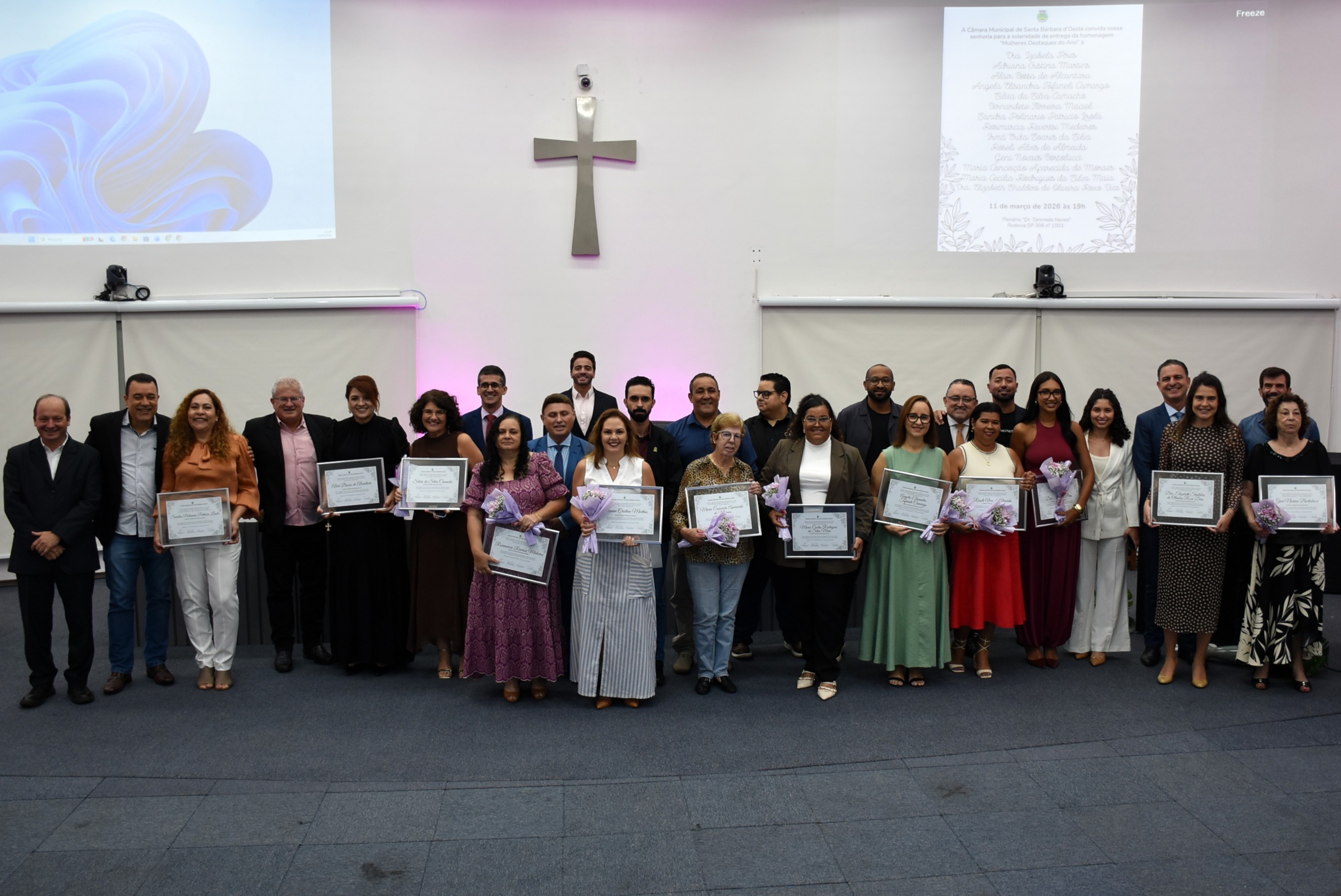 Câmara de Santa Bárbara d’Oeste realiza 9ª edição da homenagem Mulheres Destaques do Ano