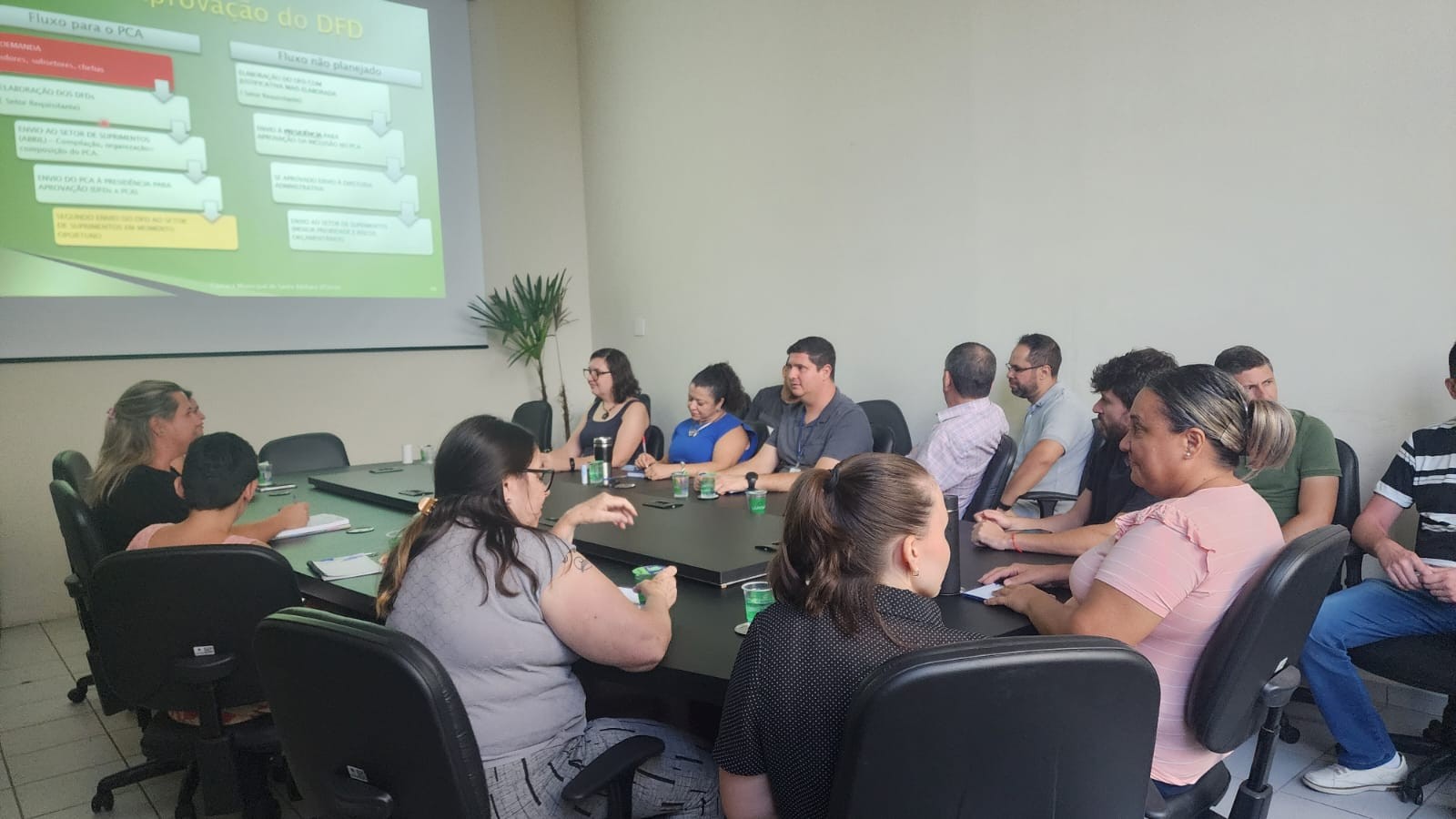 Servidores participam do segundo encontro de treinamento interno na Câmara