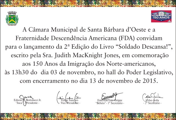 Lançamento do livro 'Soldado Descanso!' será na terça-feira