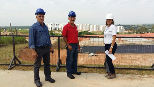 Ademir e Pereira visitam obras do Minha Casa, Minha Vida