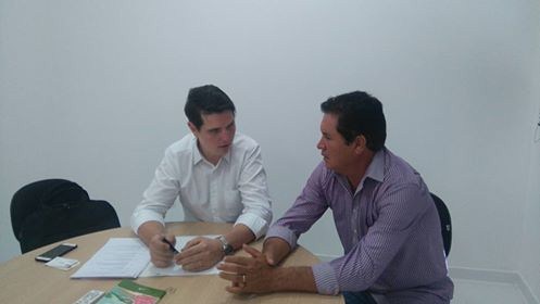Antonio da Loja esteve reunido com Cauê Macris sexta-feira
