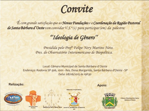 Evento será promovido na segunda-feira, a partir das 19h30