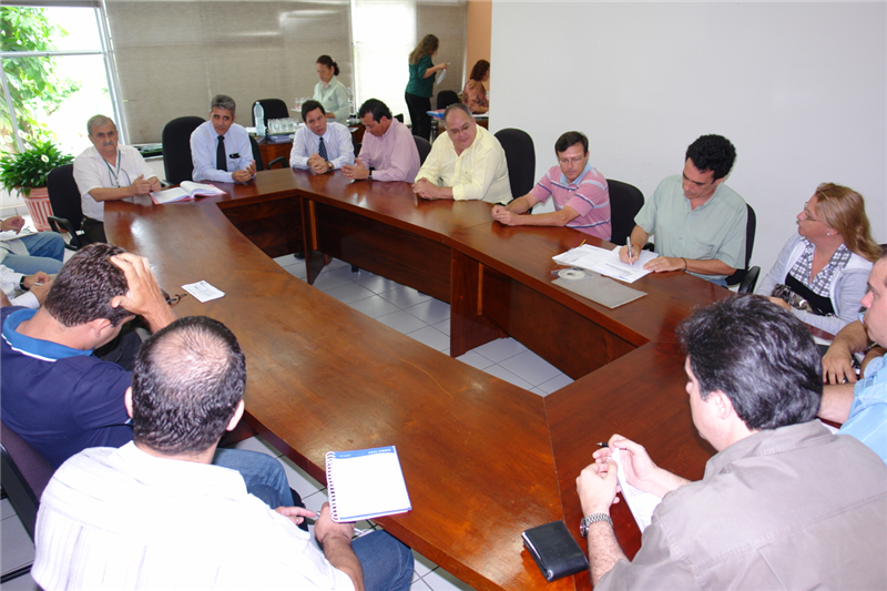 Reunião com o presidente Anízio Tavares