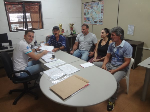 Pereira em reunião na Seme.